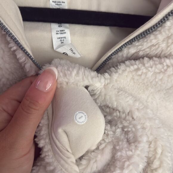 Lululemon Scuba Oversized Half-Zip Fleece Hoodie Size XS/S - Picture 5 of 9